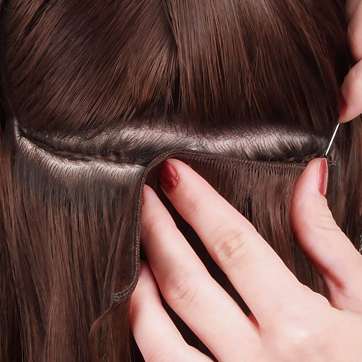 Weft Hair Extensions Installation