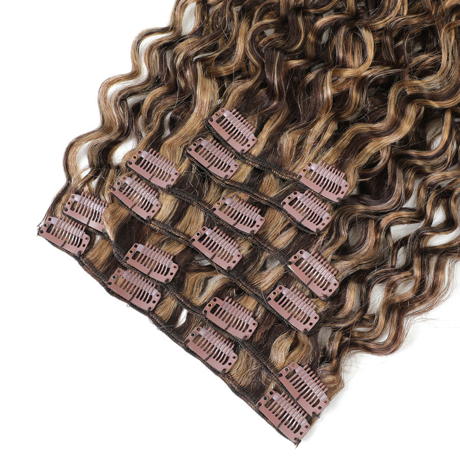 Curly Clip In Hair Extensions For Black Hair Curly Hair Clip-In