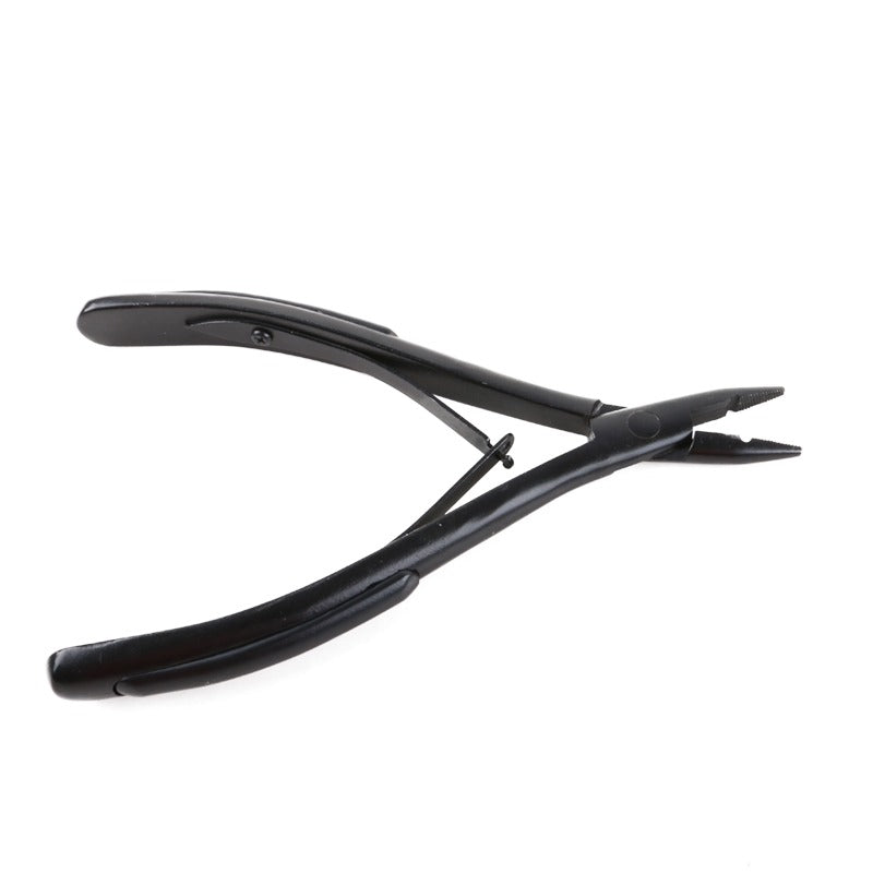 Pliers For Nano and I Tip (Microbeads) Hair Extensions Black Stainless Steel