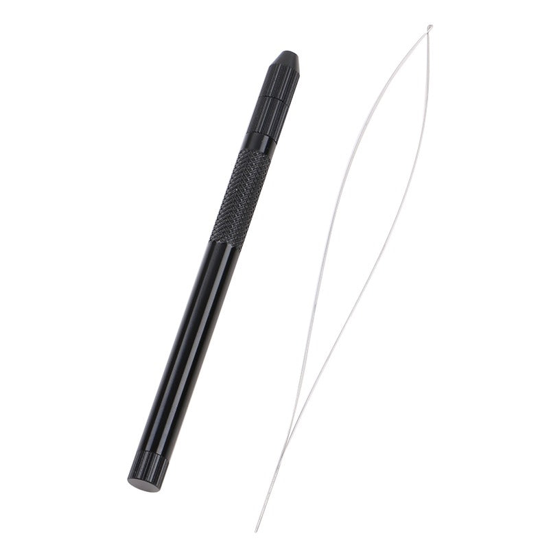 Set Multi-function Aluminum Hook Needle and Loop Threader Nano