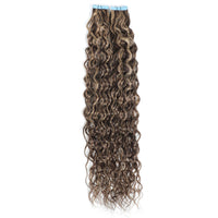 Curly Tape In Hair Extensions Human Hair
