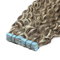 Curly Tape In Hair Extensions