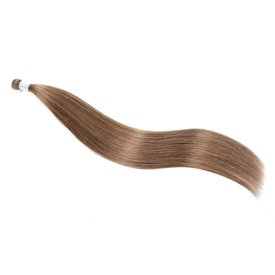 Genius Weft Hair Extensions   #8 Cinnamon Brown