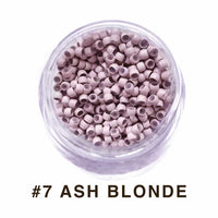 Nano Beads 3mm Silicone Lined for Hair Extensions 1000 Pcs