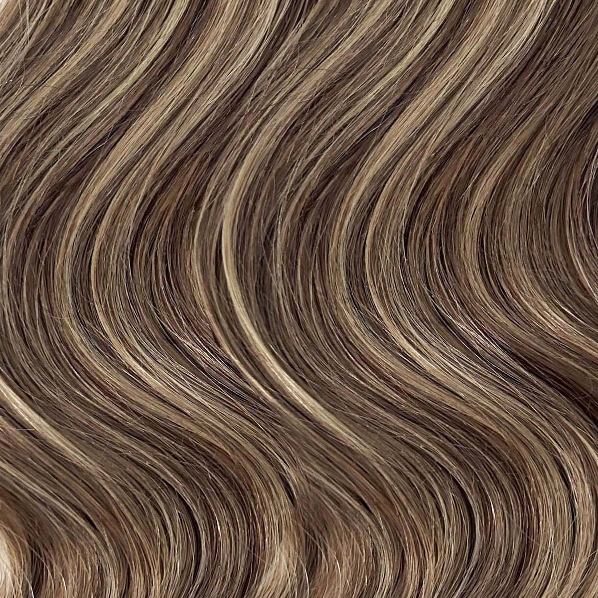 Invisible Tape Hair Extensions #8/22 Cinnamon Brown & Sandy Blonde Mix