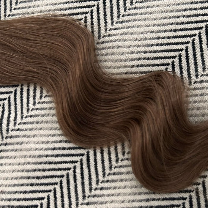 Genius Weft Hair Extensions   #8 Cinnamon Brown