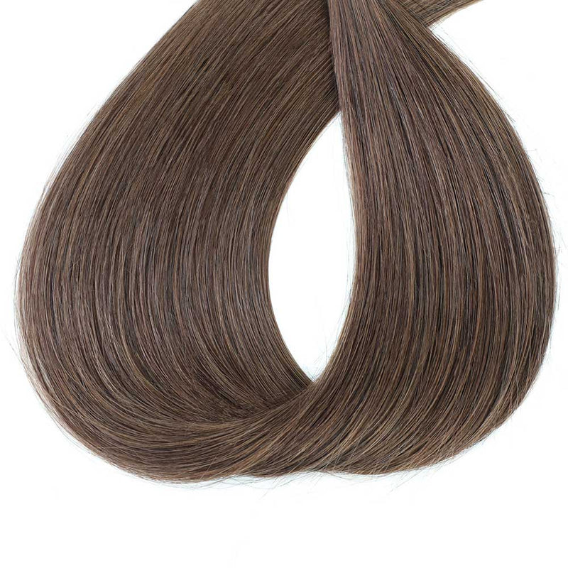 Ash Brown Weft Hair Extensions