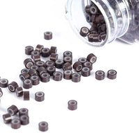 Micro Beads 5mm Silicone Lined for Hair Extensions 500 Pcs