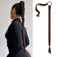 Long Braided Ponytail Extension 30"