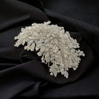 Bridal Hair Piece Pearl Rhinestone Headpiece X