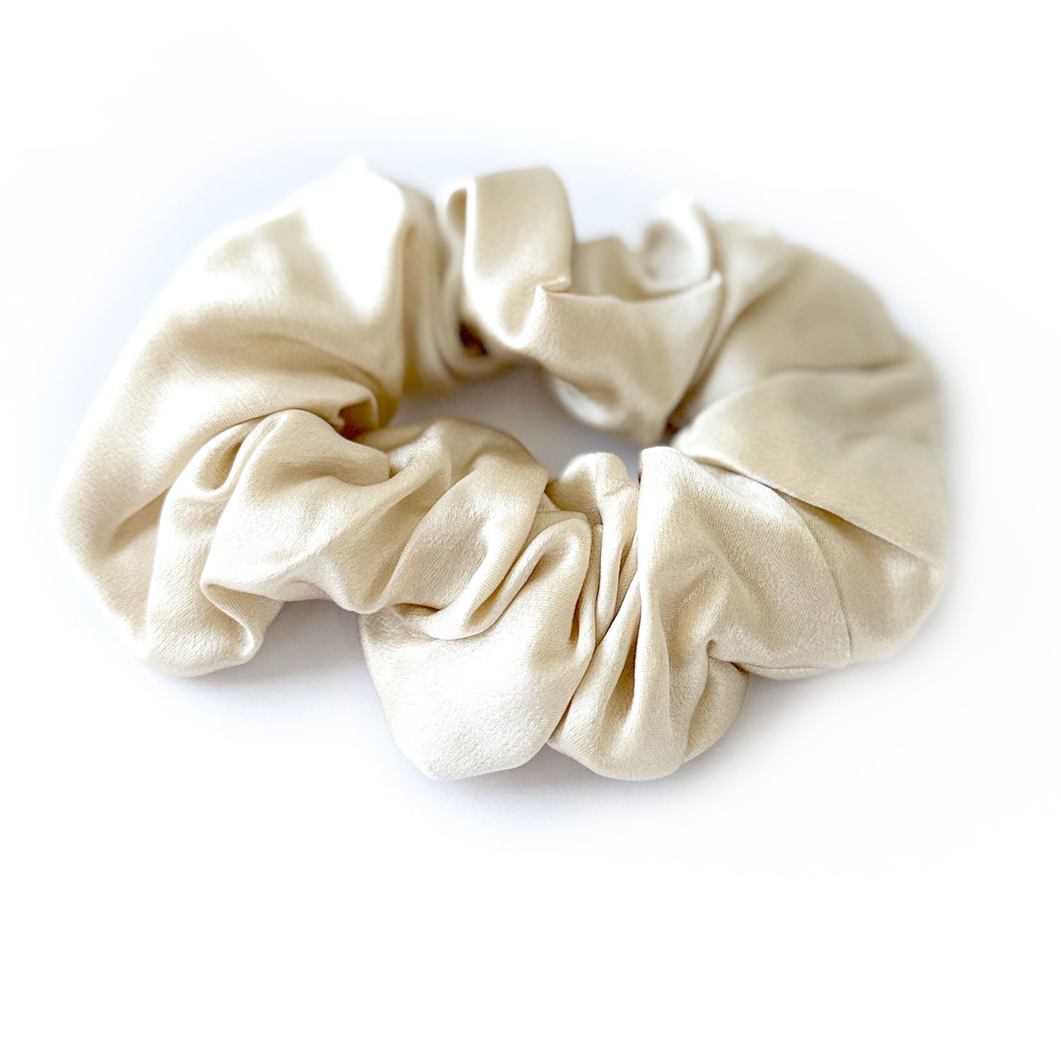 Silk Scrunchie Champagne