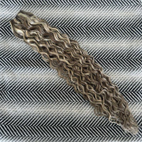 Brown and blonde hair extensions curly hair.