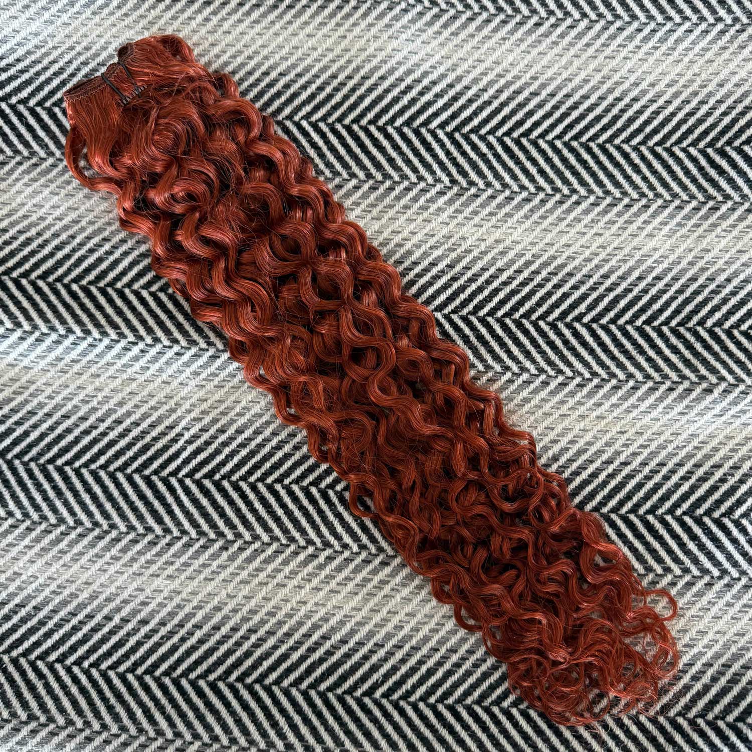 Copper Curly Hair Extensions