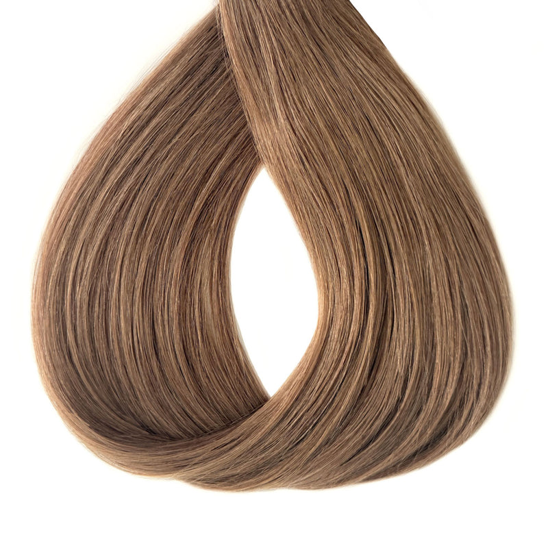 Hair Extensions Dirty Blonde. Easily achieve added volume and length with Machine Weft Hair extensions, designed for a natural look and simple application.