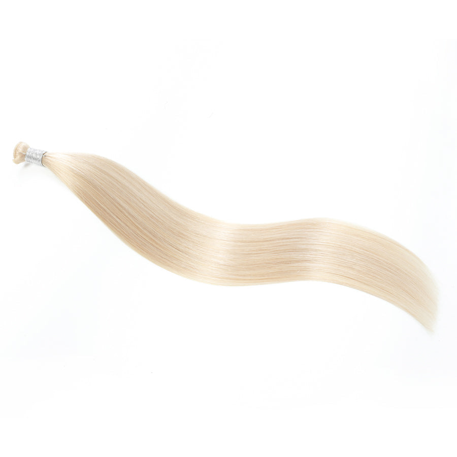 Genius Weft Hair Extensions #60b Vanilla Blonde