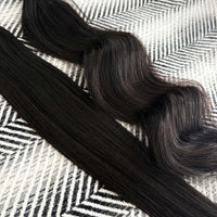 Natural Black Hair Extensions Sample