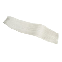 Ice Blonde Hair Extensions Invisible Tape Human Hair