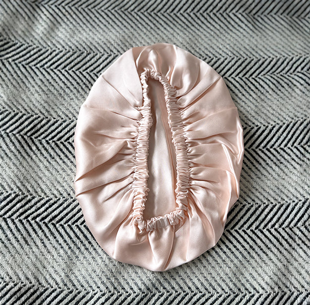 Pink Turban Cap for air Extensions Care