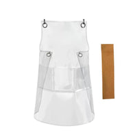 مريلة تصفيف الشعر شفافة من مادة TPU