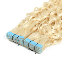 وصلات شعر مجعدة بشريط 3B #60 أشقر بلاتيني