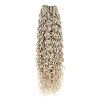 Ash Blonde Curly Weft Hair Extensions
100% Human Hair
