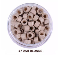 Micro Beads 5mm Silicone Lined for Hair Extensions 500 Pcs