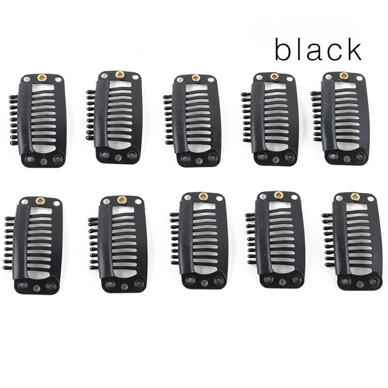 Hair Extensions Snap Clip 2.8cm 10 Pcs