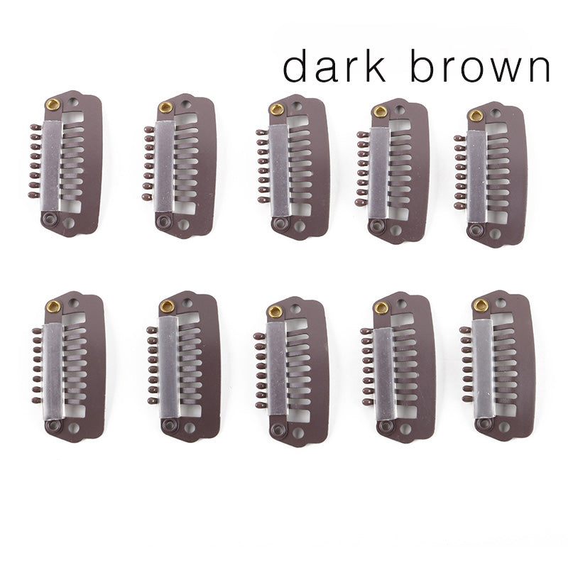 Hair Extensions Snap Clip 2.8cm 10 Pcs