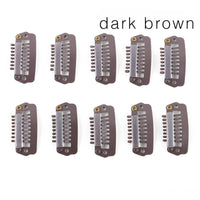 Hair Extensions Snap Clip 3.2cm 10 Pcs