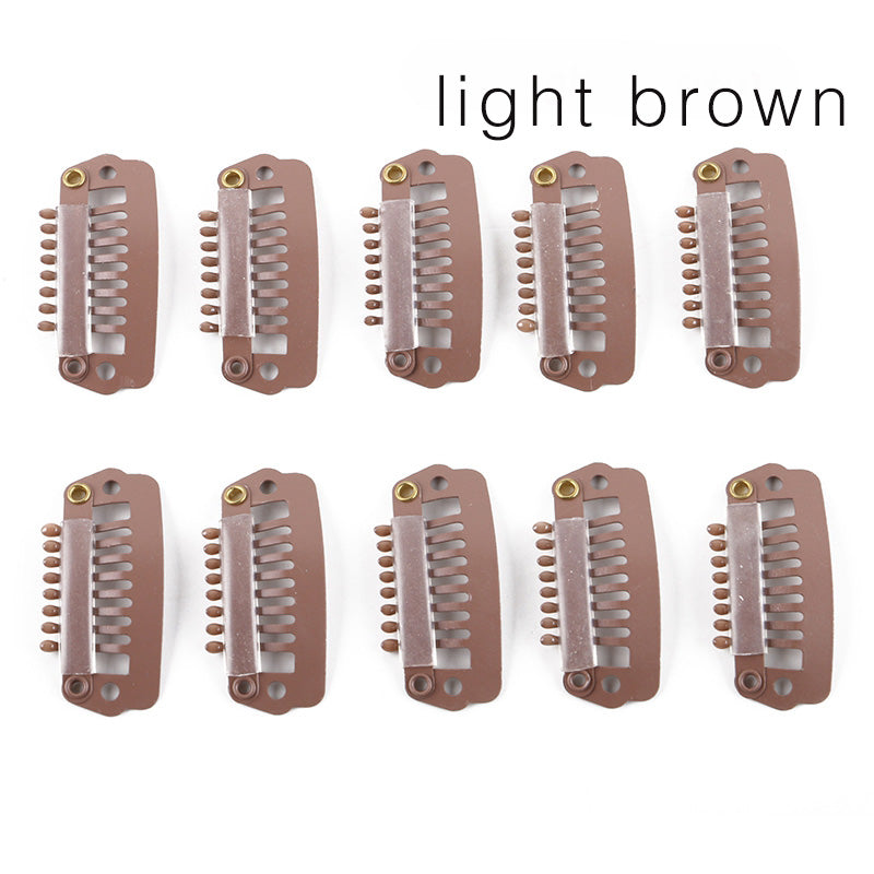 Hair Extensions Snap Clip 2.8cm 10 Pcs
