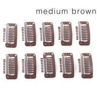 Hair Extensions Snap Clip 2.8cm 10 Pcs