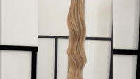Micro Keratin Bond Hair Extensions Flat Tip with highlights made with 100% Human Hair