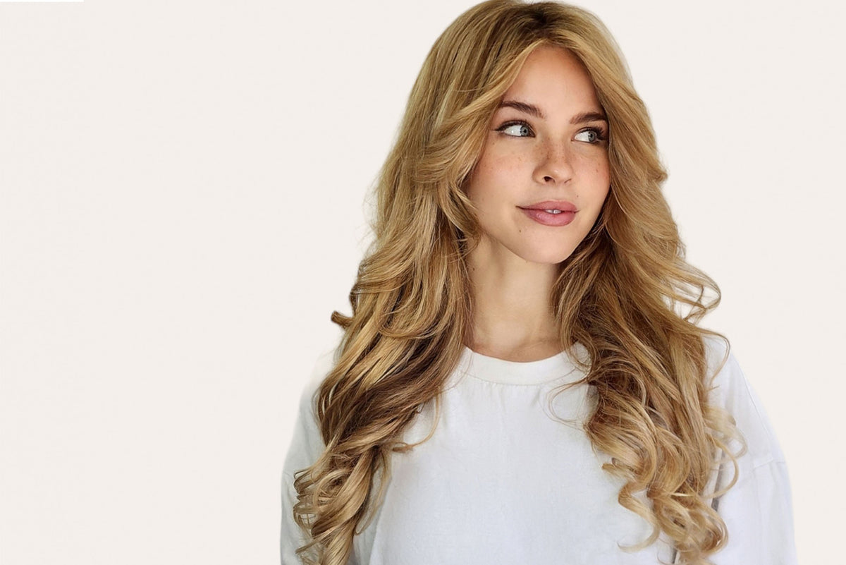 Sandy Blonde Clip In Hair Extensions