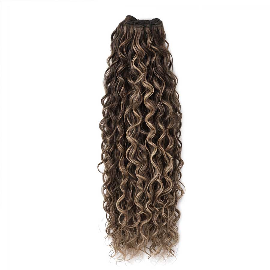 Weft Curly Hair extensions Human Hair real hair extensions