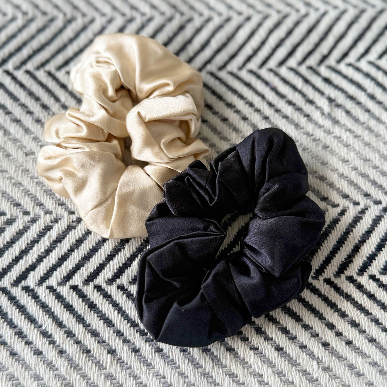 Silk Scunchies for Hair Extensions Care