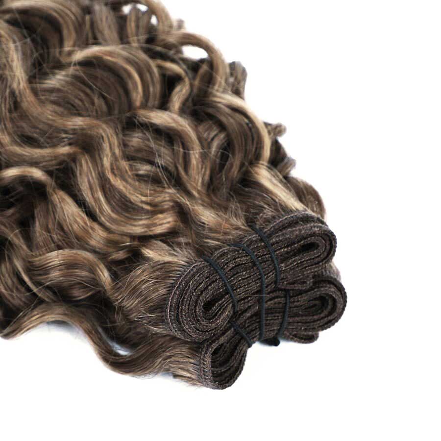 Sew In curly Hair Extensions Human Hair