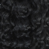 Weft Curly Hair Extensions 21" - #1 Jet Black