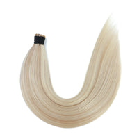 natural look with Micro Bead Hair Extensions