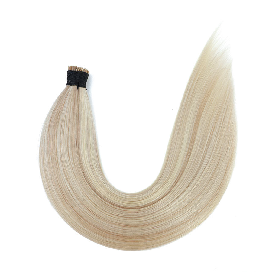 natural look with Micro Bead Hair Extensions