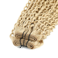 Weft Curly Hair Extensions 3C 25" - #60b Light Vanilla Blonde