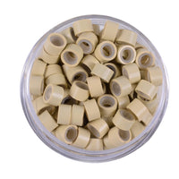 Micro Beads 5mm Silicone Lined for Hair Extensions 200 Pcs