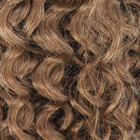 Weft Curly Hair Extensions 21" - #6 Medium Brown