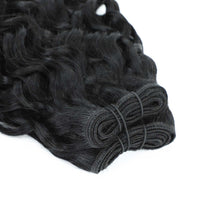 Weft Curly Hair Extensions 21" - #1 Jet Black