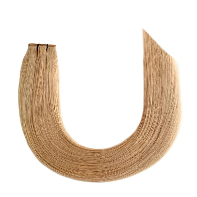 Flat Weft Hair Extensions - #27 Bronzed Blonde 22"