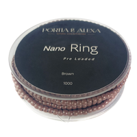 Pre Loaded Nano Rings Beads for Hair Extensions 1000 Pcs