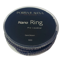 Pre Loaded Nano Rings Beads for Hair Extensions 1000 Pcs