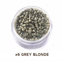 Nano Beads 3mm Silicone Lined for Hair Extensions 1000 Pcs