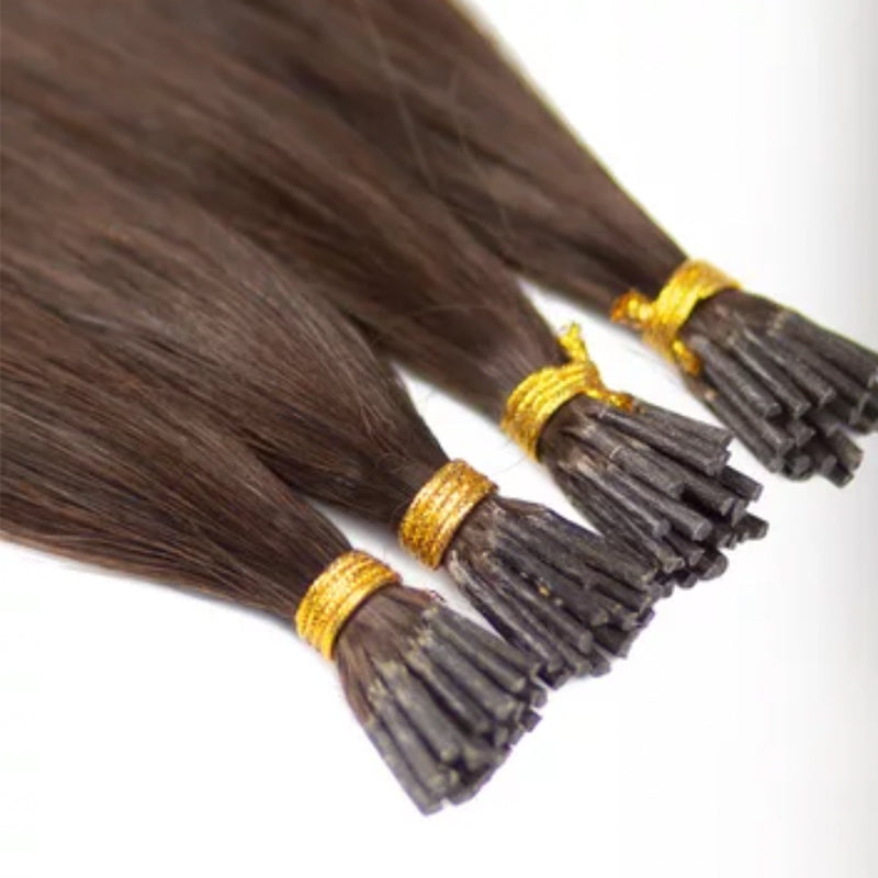 Micro Bead Hair Extensions I Tips #8 Cinnamon Brown