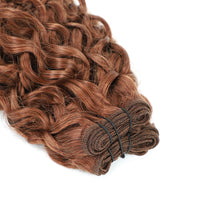 Weft Curly Hair Extensions 21" #30 Medium Copper