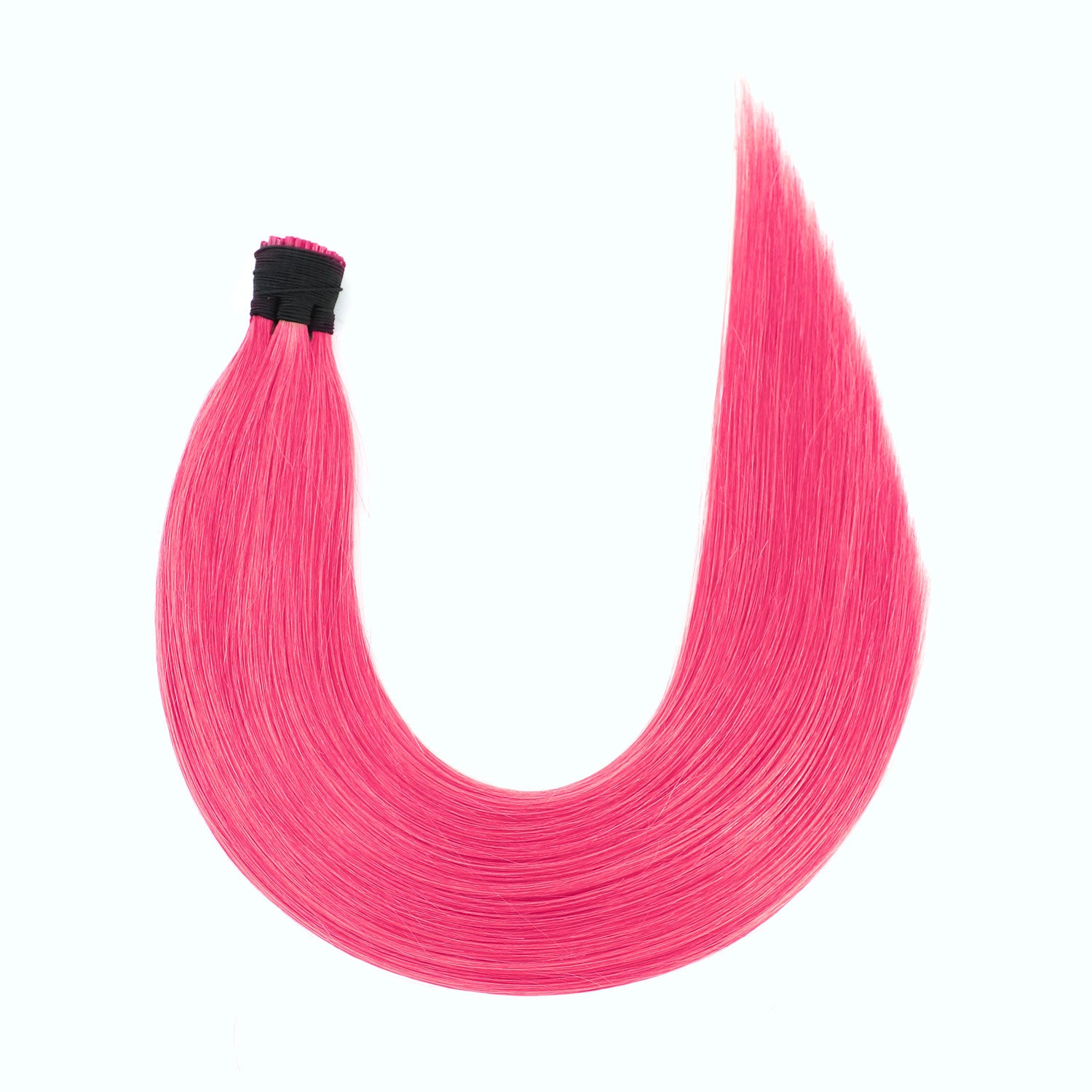 Remy Human Hair Extensions I Tip #Pink